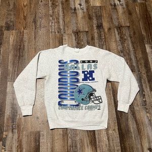 Vintage 90s 1992 Dallas Cowboys football sweatshirt